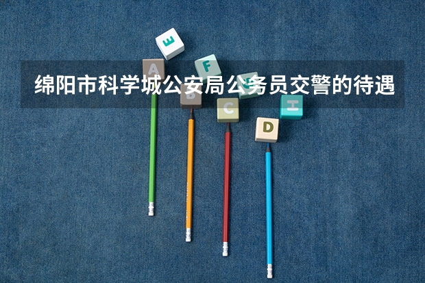 绵阳市科学城公安局公务员交警的待遇怎么样？