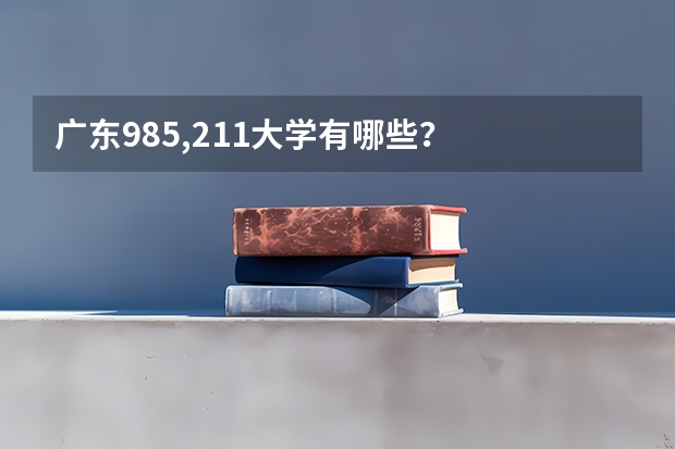 广东985,211大学有哪些？