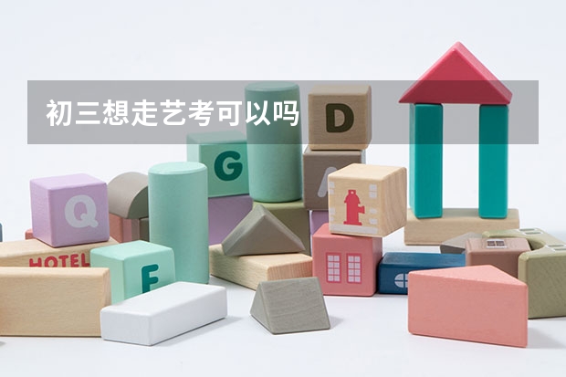 初三想走艺考可以吗