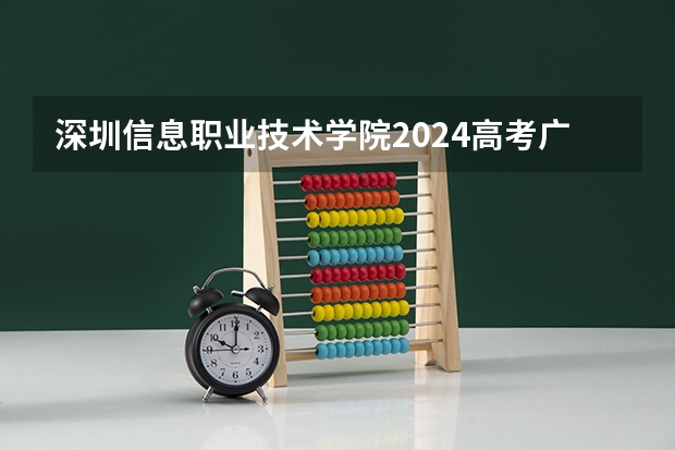 深圳信息职业技术学院2024高考广西招生计划