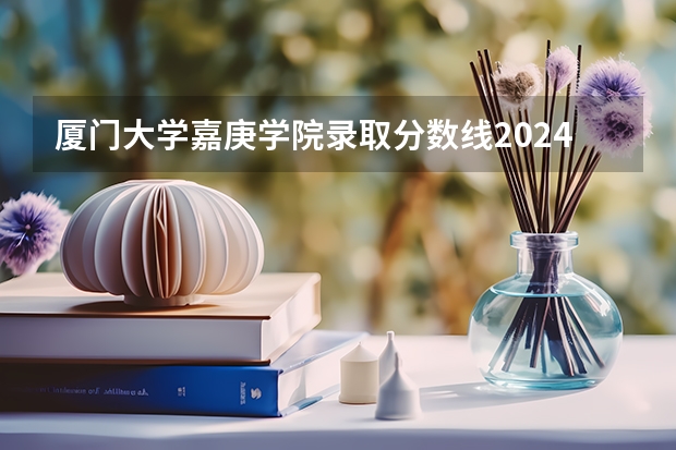厦门大学嘉庚学院录取分数线2024年是多少分(附各省录取最低分)