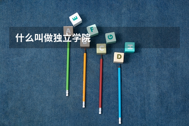 什么叫做独立学院