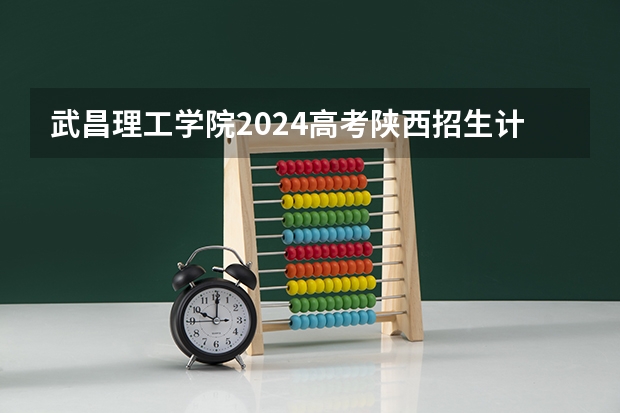 武昌理工学院2024高考陕西招生计划