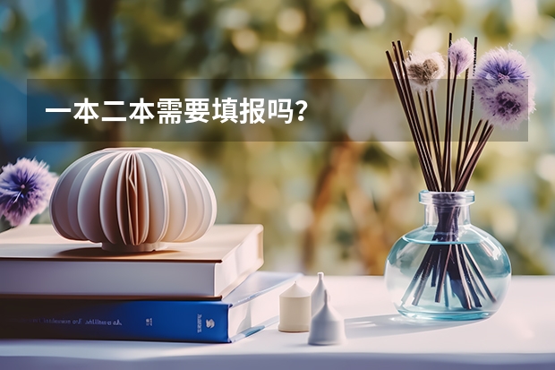 一本二本需要填报吗？