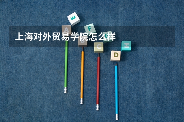 上海对外贸易学院怎么样