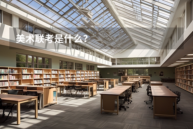 美术联考是什么？