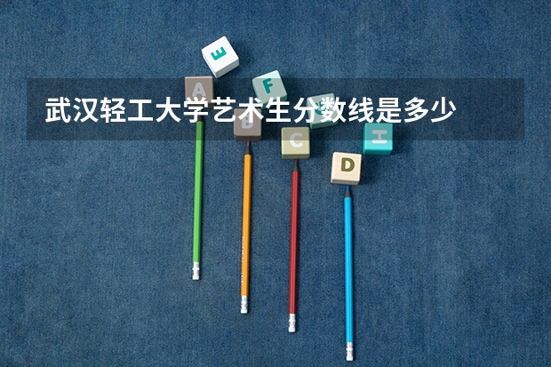 武汉轻工大学艺术生分数线是多少