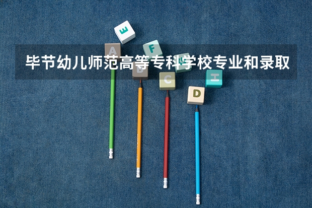 毕节幼儿师范高等专科学校专业和录取分数线详解