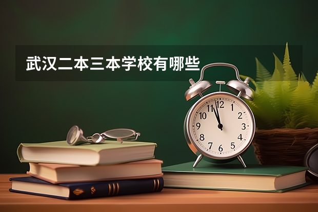 武汉二本三本学校有哪些