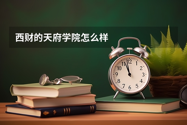 西财的天府学院怎么样